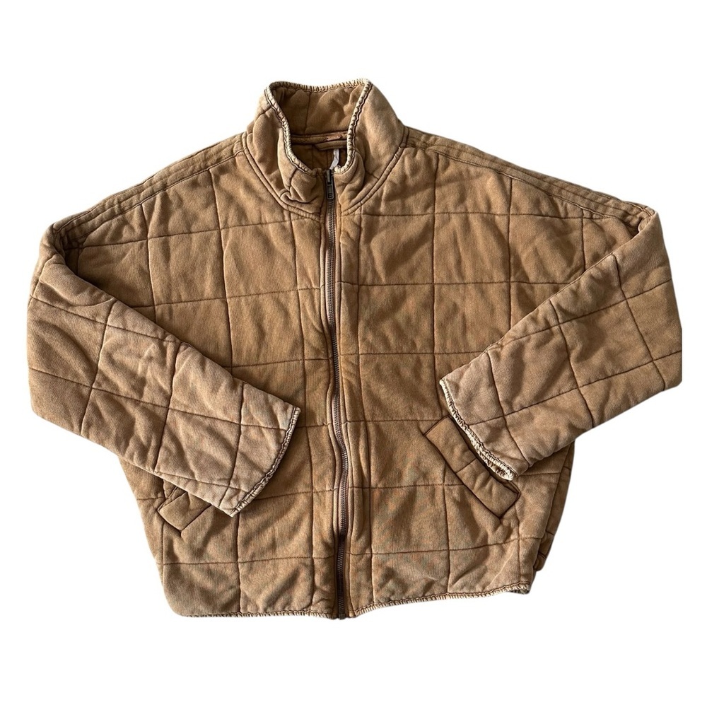 Free People Quilted Dolman Jacket